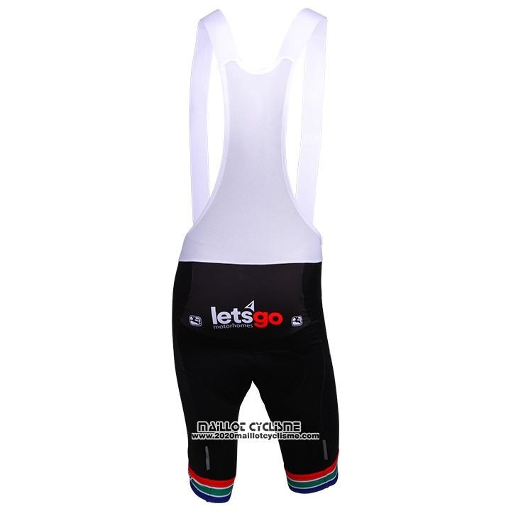2018 Maillot Ciclismo Mitchelton Scott Champion Afrique Du Sud Manches Courtes et Cuissard